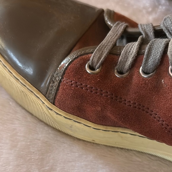 Gently Loved Men's Suede Leather Sneakers by LANVIN - Picture 8 of 8